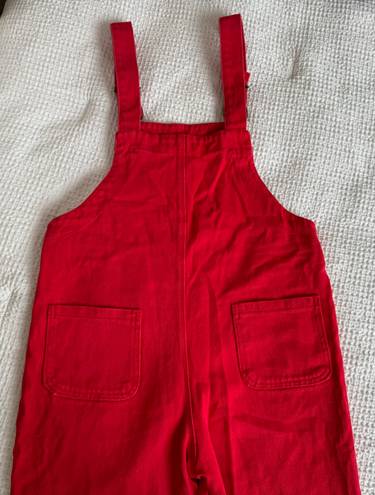 Red Overalls Size XS