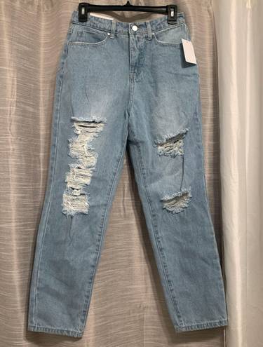 BP High Waist Mom Jeans Vintage Style Medium Wash 27