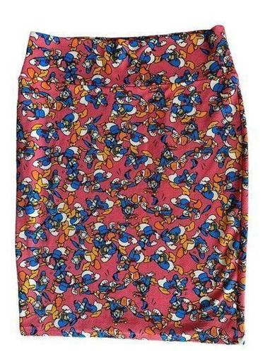 LuLaRoe  Disney Donald Duck Print Cassie Pencil Skirt Womens Size 2XL​