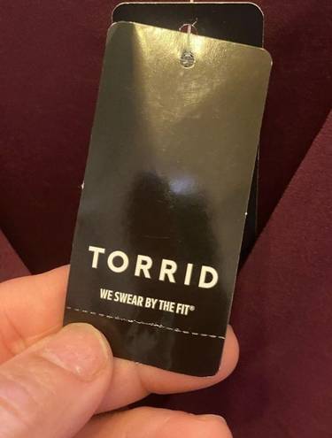 Nwt  FAUX WRAP DRESS SIZE TORRID 0