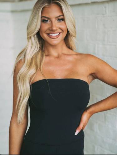 These Three Boutique Strapless Active Jumpsuit