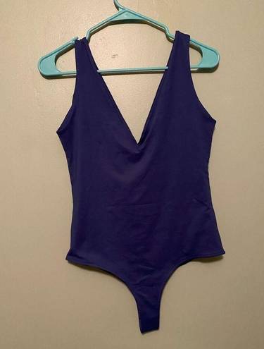 Reoria Sexy Plunge Deep V Neck Sleeveless V Backless Bodysuits Size L NWOT Size L