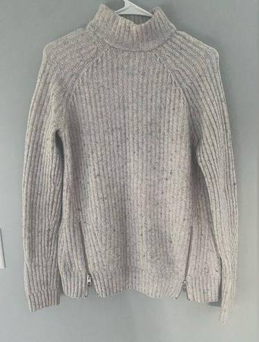 Abercrombie & Fitch  Turtleneck Sweater with Zippers Nylon/Acrylic/Wool Small S