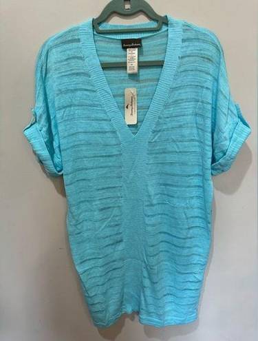 Tommy Bahama  beach V neck sweater coverup NWT sz Large