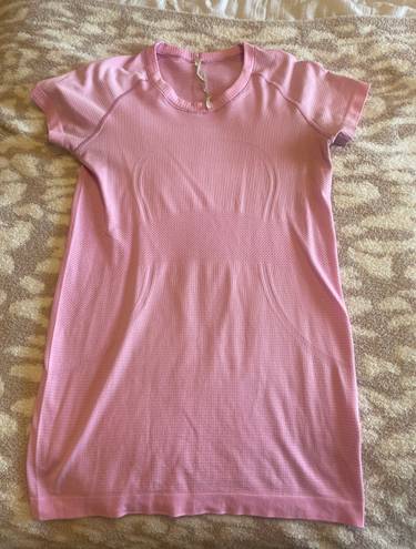 Lululemon Pink Swiftly Tech Short Sleeve