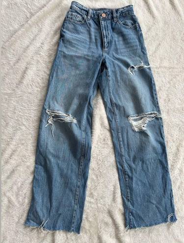 Garage wide leg jeans