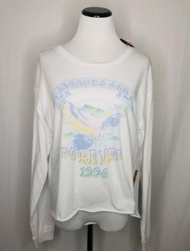 Grayson Threads White Forever Legends 1994 Long Sleeve Crop Top Tee Size XL