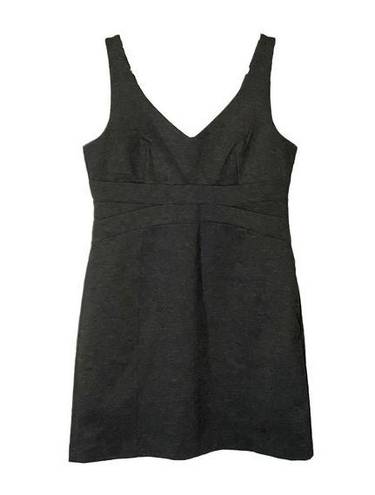 Krass&co NY &  Gray Sleeveless V Neck Empire Waist Stretch Dress Size 14 All Occasion