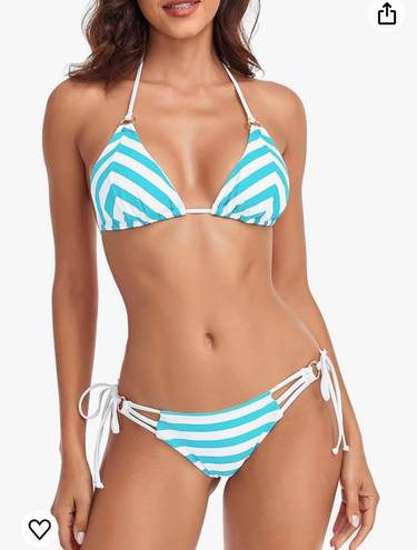 Relleciga Women's Triangle bikini set