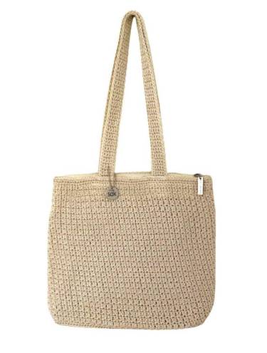 The Sak  Womens Casual Classics Crochet Slouchy Tote Shoulder Bag