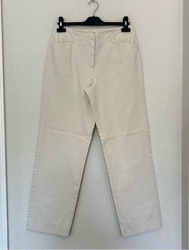 J.Jill  Chino Khaki Stretch Wide Leg Pants Size 4