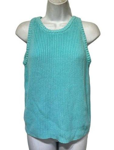 525 America  Womens Size S Blue Knit Sleeveless Sweater Vest