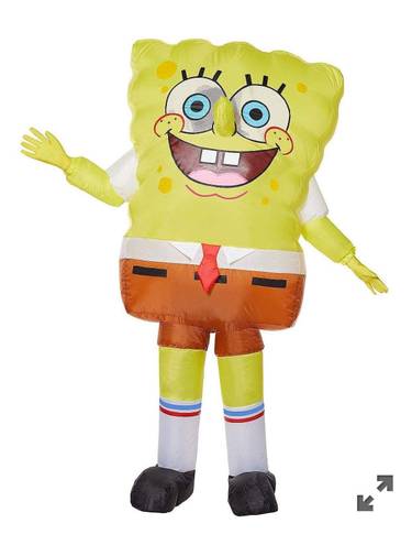 Spirit Halloween Inflatable SpongeBob Costume 