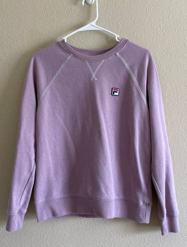 FILA Light Purple  Crewneck Sweater