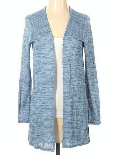 Divided NEW NWT  H&M Blue Open Lightweight Sheer Cardigan Sweater Small FLAWED