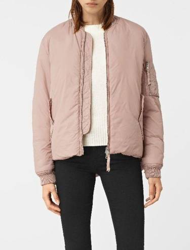 ALLSAINTS 💕💕 Tyne Bomber Jacket ~ Dusty Pink