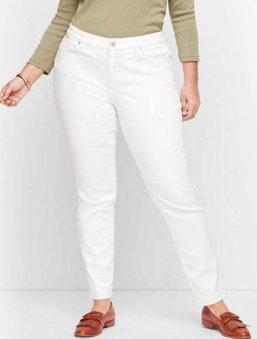 Talbots Talbot’s white Curvy Ankle jean size 16