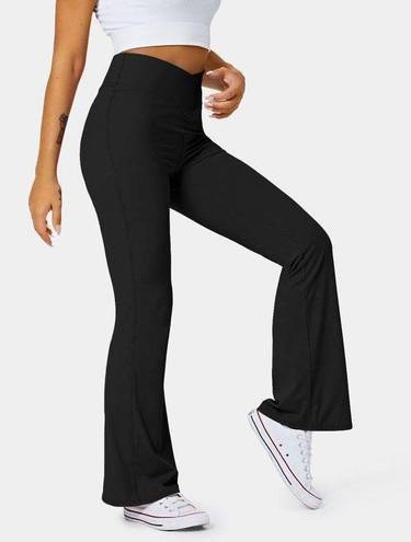 Halara Cross Over Flare Leggings 