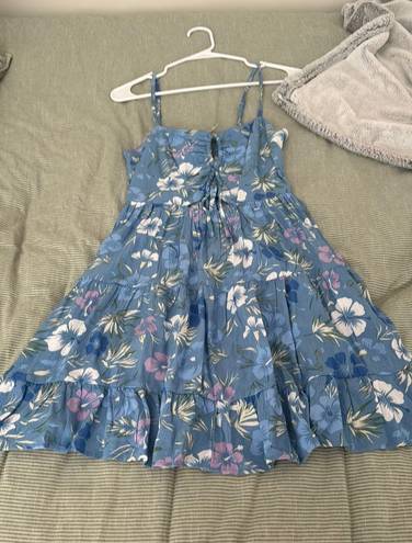 Aeropostale Blue Floral Dress