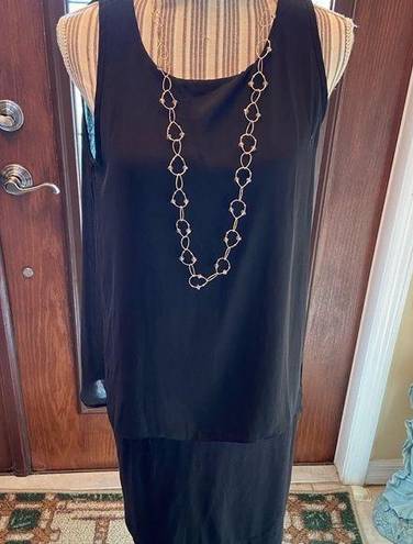 Karen Kane  Sleeveless Double layer Black Dress size Small