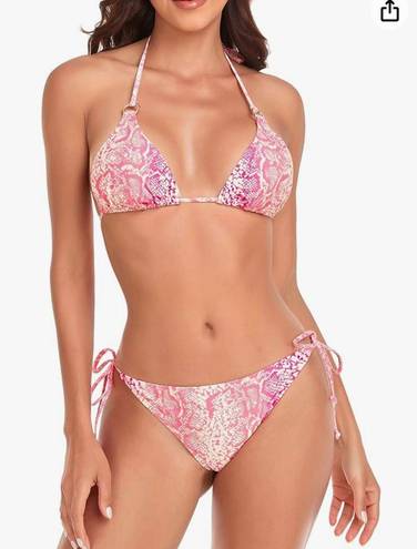 Relleciga Women's Triangle Bikini Set