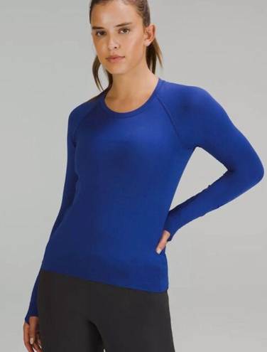 Lululemon Swiftly Tech Long Sleeve Blue