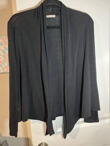 One Clothing  Solid Black Basic Staple Piece Cardigan Size Medium