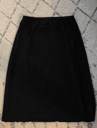 Susan Lawrence Black/Pink Skirt Pull On Size Small