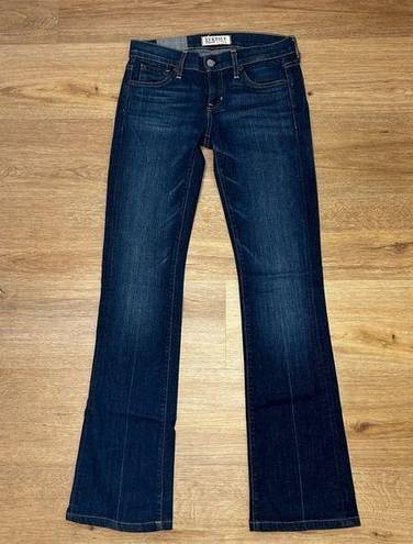 Elizabeth and James TEXTILE  Tyler Bootcut Dark Wash Low Rise Jeans Women's 26