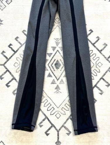 Kittenish Millia Black and Grey Stripe Leggings