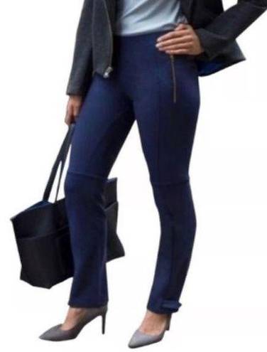 Betabrand  Dress Skinny Yoga Pants Navy Blue Stretch Size Small