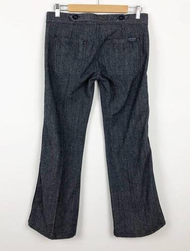 7 For All Mankind  Nico Wide Leg Herringbone Trousers Pants Size 27 low rise y2k