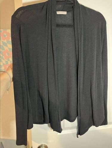 One Clothing  Solid Black Basic Staple Piece Cardigan Size Medium