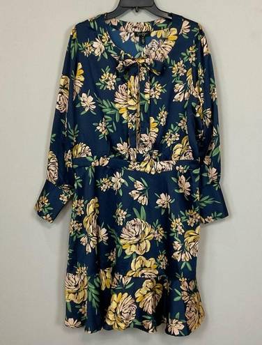Jessica Simpson  Floral Davina Dress Shirtwaist Sweet Escape Multi-Color Sz 1X