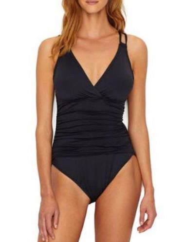 La Blanca New.  ruched tummy control swimsuit. Retails $135 size10