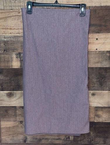 Lululemon  Vinyasa Scarf *Rulu Hyper Stripe Mauvelous Heathered Black Gray