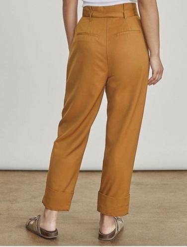 Elizabeth and James  Mustard Belted Pants Sz 6