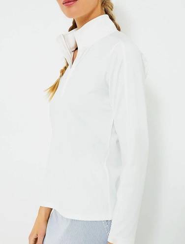 Tuckernuck  White Carver Quarter Zip Tee