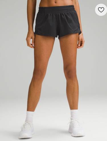Lululemon Black Hotty Hot 2.5” Shorts