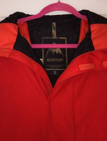 Burton Red Ski Coat 