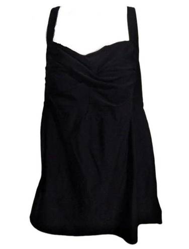 Ava & Viv NWT ~  One Piece Black Swim Dress Swimsuit ~ Women's Plus Size 24W