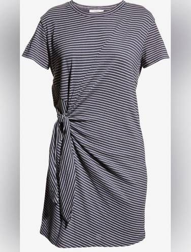 Vince  - Short Classic Stripe Side-Tie Dress | Small