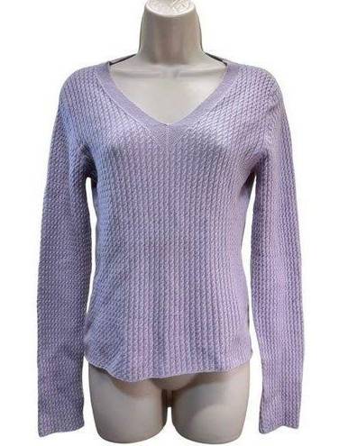 The Row  Made in USA LILAC knitted ribbed sweater