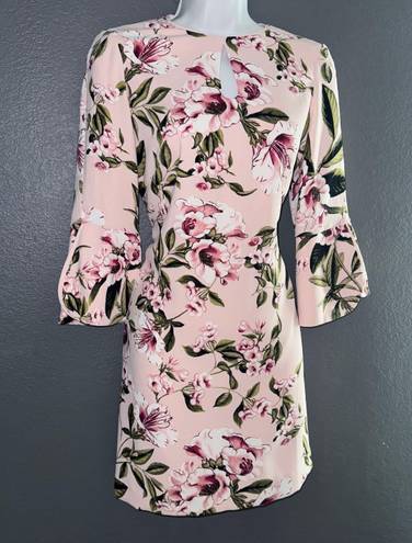 White House | Black Market New w/ $180 Tags WHBM  Floral Pink Dress Womens Small 4