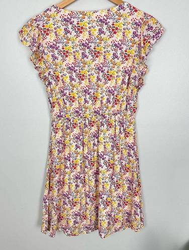 Lush Clothing Lush Keyhole Cutout Floral Mini A Line Skirt Small EUC