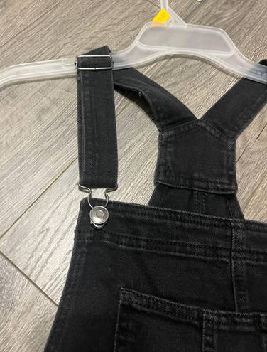 No Bo Black Short Overalls 