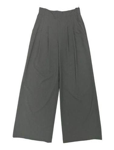 Lafayette 148  Wide Leg Trousers in Grey Size 4
Draped Elegant Pleated High Rise