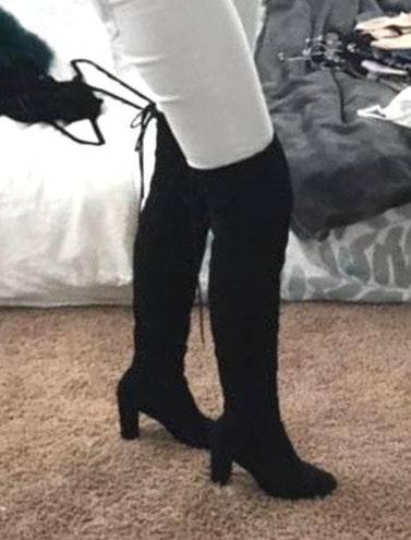 Black Over The Knee Boots Size 8.5