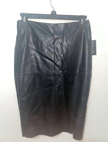 INC  leather pencil skirt