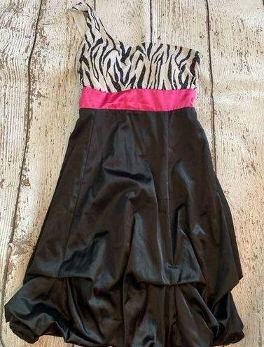 Zebra Prom Dress